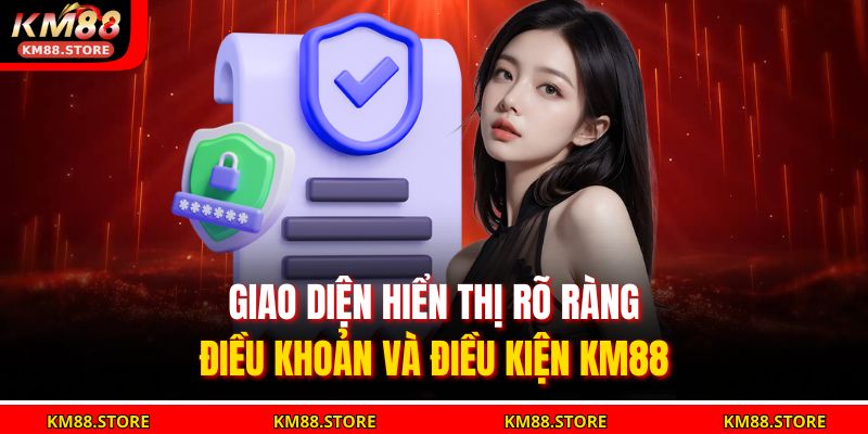 Giao diện hiển thị rõ ràng điều khoản và điều kiện KM88
