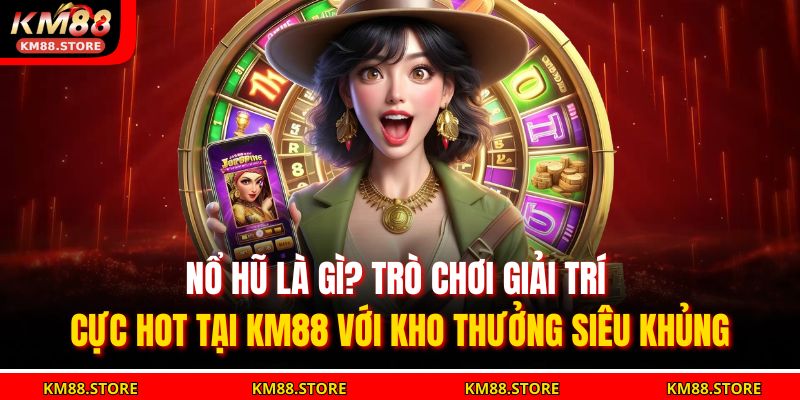 Nổ hũ là gì? Trò chơi giải trí cực hot tại KM88 với kho thưởng siêu khủng